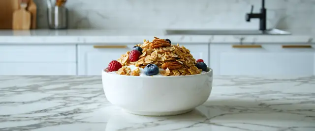 Greek Yogurt and Berry Granola Clusters