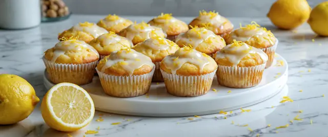 Greek Yogurt Lemon Muffins