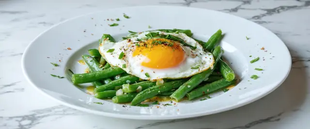 Green Beans with Eggs (Lobio Kverzit)