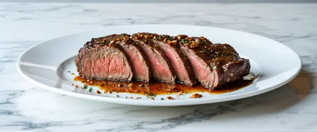Grilled Maple Dijon Glazed Chuck Roast