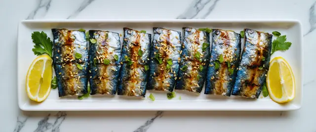 Grilled Miso Sardines