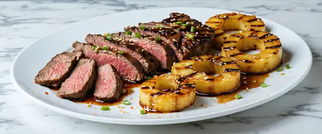 Grilled Pineapple Teriyaki Sirloin