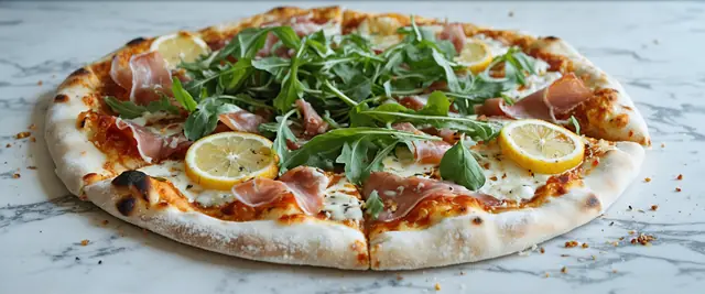 Grilled Pizza with Arugula and Prosciutto