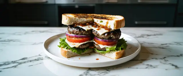 Grilled Portobello Mushroom Burgers with Glaze