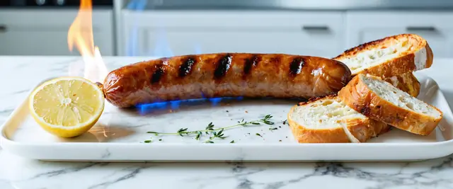 Grilled Portuguese Chorizo (Chouriço Assado)