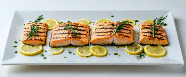 Grilled Salmon with Lemon and Dill