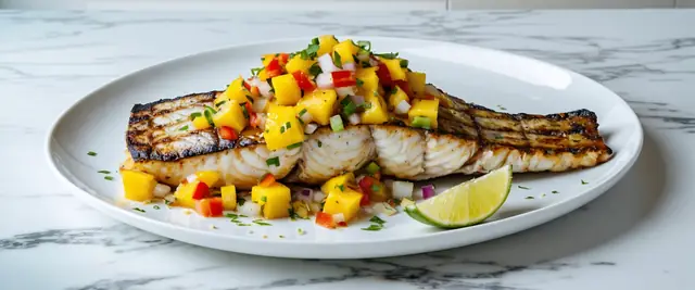 Grilled Snapper with Mango Salsa