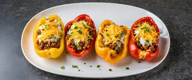 Grilled Stuffed Bell Peppers