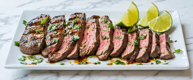 Grilled Tequila Lime Beef Skirt Steak