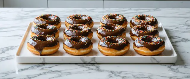 Half-Dipped Donuts