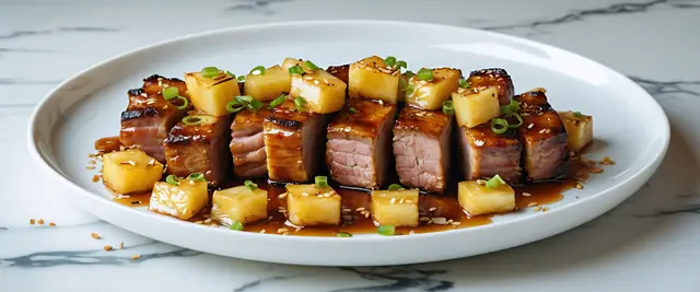 Hawaiian BBQ Pork Belly