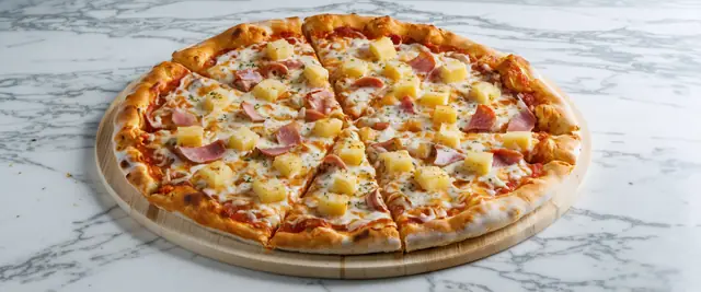 Hawaiian Pizza with Mild Ham
