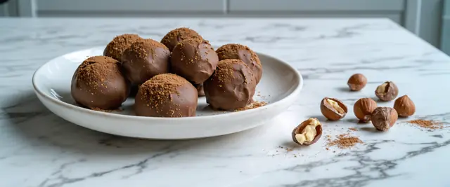 Hazelnut Coffee Protein Truffles