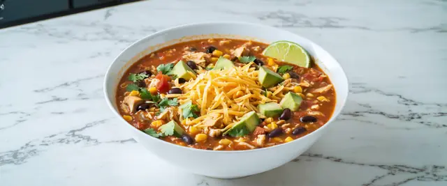 Hearty One-Pot Chicken Enchilada Soup