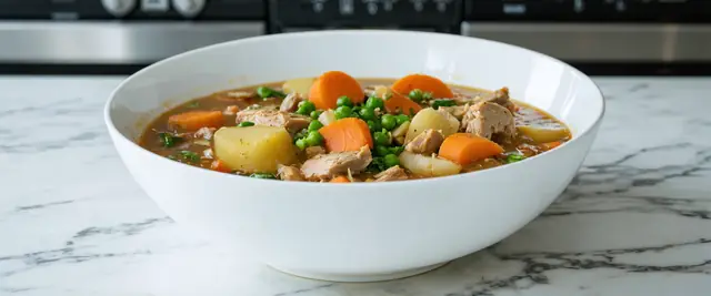 Hearty Turkey and Vegetable Stew with Sage and Thyme