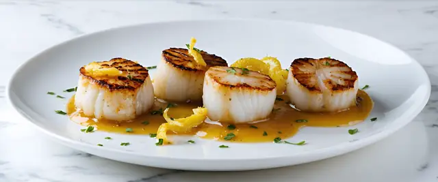 Herb-Infused Brown Butter Scallops