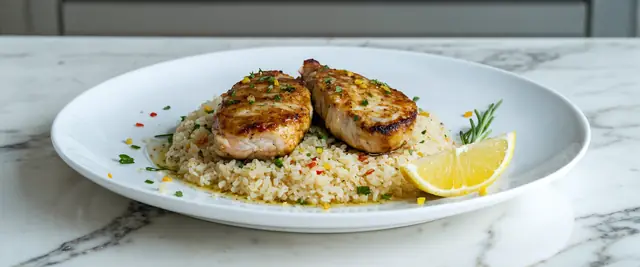 Herb-Infused One-Pot Lemon Garlic Herb Chicken and Quinoa
