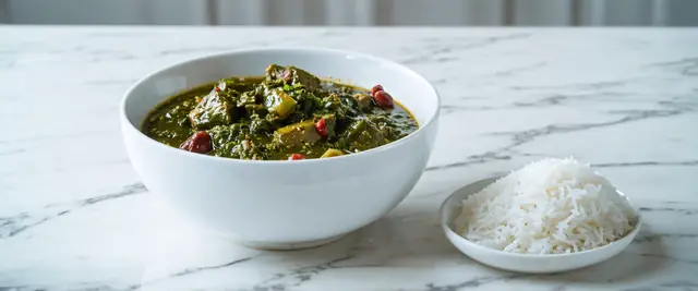 Herb Stew with Kidney Beans (Ghormeh Sabzi)