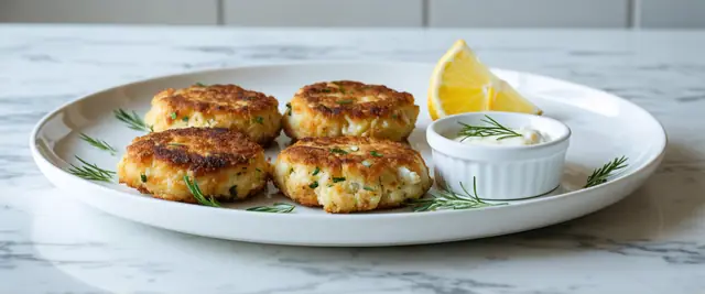 Herbed Fish Cakes with Garlic Mayo