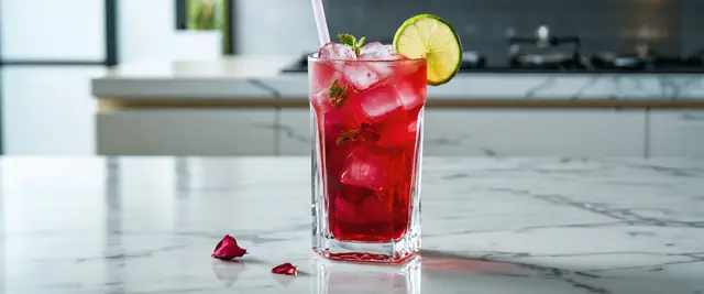 Hibiscus Rose Cooler with Aloe Vera Essence