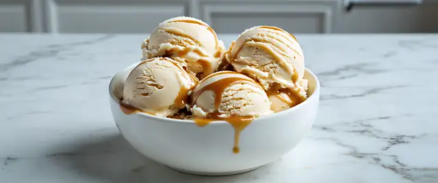Roasted Banana Caramel Ice Cream