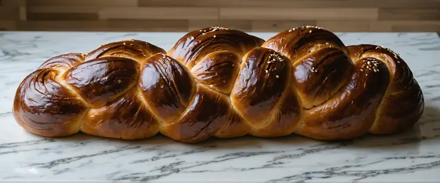 Honey Mustard Pretzel Challah