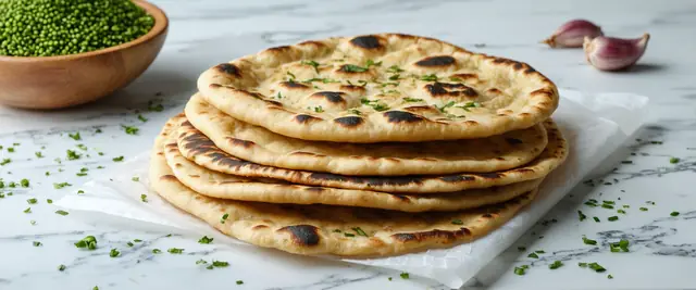 Indian Spiced Quinoa Naan