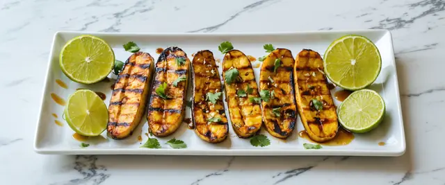 Jamaican Jerk Grilled Plantains