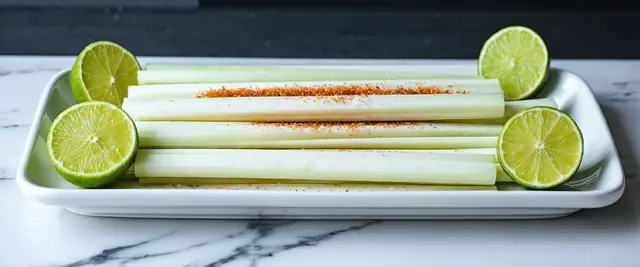 Jicama Sticks with Lime and Tajín