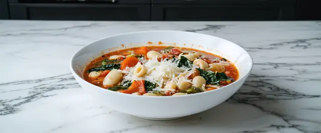 Kale and White Bean Minestrone