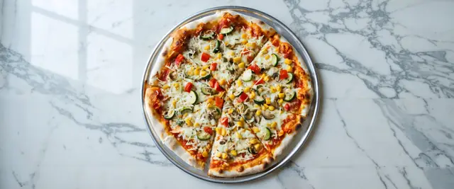 Kid-Friendly Veggie Pizza with Mild Tomato Sauce