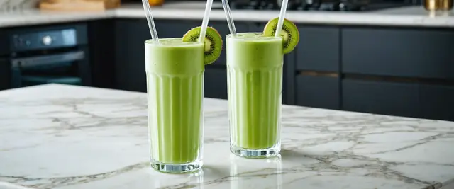 Kiwi Banana Spinach Smoothie