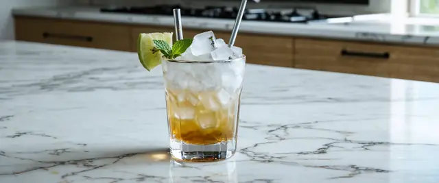 Kiwi Mint Julep with Kiwi Garnish