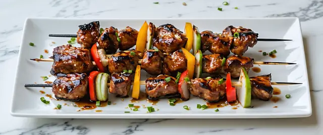 Korean BBQ Chicken Skewers
