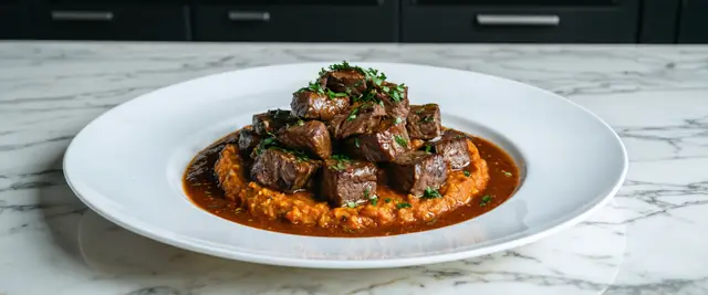 Lamb on Eggplant Puree (Hunkar Beğendi)