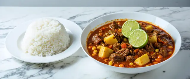 Lamb with Dried Lime (Gheimeh Bademjan)