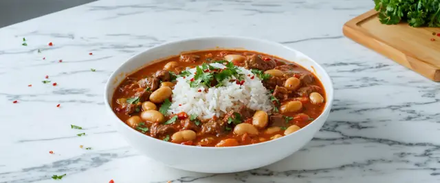 Lebanese Bean Stew (Fasolia)
