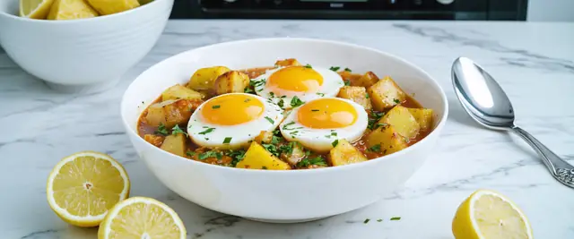 Lebanese Potato Stew (Batata Wa Bayd)