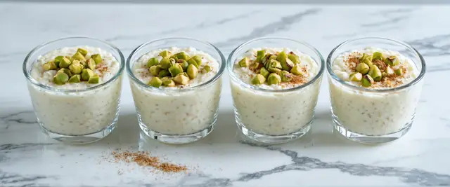 Lebanese Rice Pudding (Riz Bi Halib)