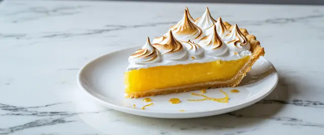 Lemon Lavender Meringue Tart