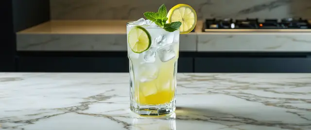 Lemon Lime Refresher Mocktail