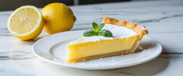 Lemon Tart with Shortbread Crust