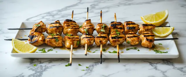 Lemongrass Chicken Skewers