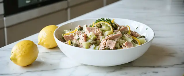 Lemony Tuna Salad with Capers