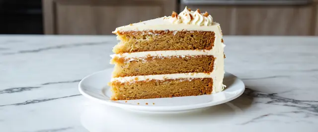 Lentil Flour Spice Cake with Vanilla Bean Frosting