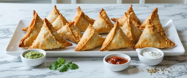 Lentil Samosas with Garam Masala