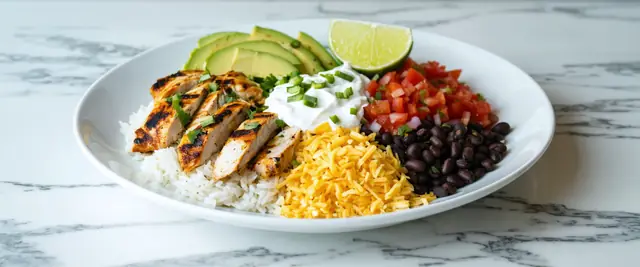 Loaded Chicken Burrito Bowl