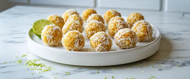 Low-Carb Coconut Lime Energy Bites