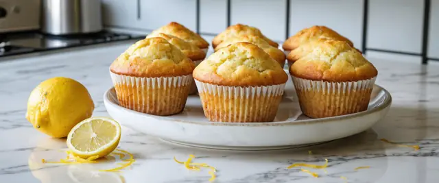 Low-Carb Lemon Poppy Seed Muffins