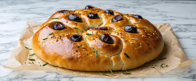 Low-Carb Olive and Rosemary Focaccia